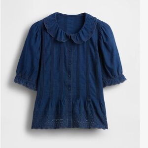 Gap × DÔEN Eyelet Shirt in XL